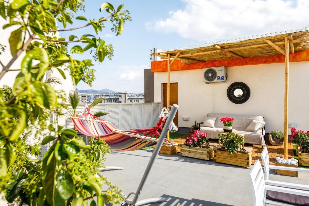 City Center, Sea View, Big Private Tarrace Thessaloniki Exterior foto